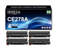 Cartucho Tóner 78A, Compatible Cartuchos Tóner CE278A para HP P1560 P1566 P1606 P1606dn M1536dnf Impresoras,Black-4 Pack