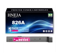 Cartucho Tóner 826A, Cartuchos Tóner Compatibles CF310A CF311A CF313A CF312A para HP M855dn M855xh Impresoras,Magenta-1 Pack