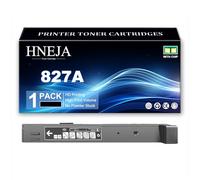 Cartucho Tóner 827A, Cartuchos Tóner Compatibles CF300A CF301A CF303A CF302A para HP M880z Impresora,Black-1 Pack