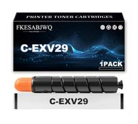 Cartucho Tóner C-EXV29, Cartuchos Tóner 2790B002 2794B002 2798B002 2802B002 para Canon IR-ADV C5030 C5035 C5235 C5240 Impresoras,Black-1 Pack