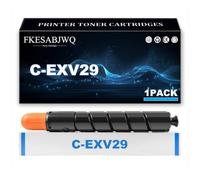 Cartucho Tóner C-EXV29, Cartuchos Tóner 2790B002 2794B002 2798B002 2802B002 para Canon IR-ADV C5030 C5035 C5235 C5240 Impresoras,Cyan-1 Pack