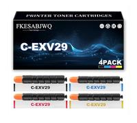 Cartucho Tóner C-EXV29, Cartuchos Tóner 2790B002 2794B002 2798B002 2802B002 para Canon IR-ADV C5030 C5035 C5235 C5240 Impresoras,4 Colors-1 Pack