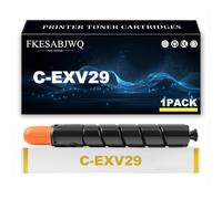 Cartucho Tóner C-EXV29, Cartuchos Tóner 2790B002 2794B002 2798B002 2802B002 para Canon IR-ADV C5030 C5035 C5235 C5240 Impresoras,Yellow-1 Pack