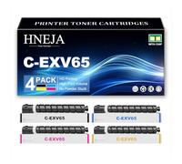 Cartucho Tóner C-EXV65, Cartuchos De Tóner Compatibles 5761C001 5762C001 5762C001 5764C001 para Canon ImageRUNNER C3326i Impresora,4 Colors-1 Pack