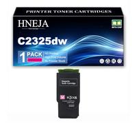 Cartucho Tóner C2325dw, Cartuchos Tóner Compatibles C232HK0 C232HC0 C232HM0 C232HY0 para Lexmark C2325dw C2425dw C2535dw MC2325adw MC2425adw MC2535adwe MC2640adwe Impresoras,Magenta-1 Pack