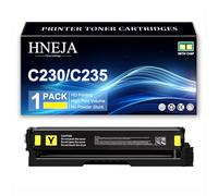 Cartucho Tóner C235, Cartuchos Tóner Compatibles 006R04391 006R04392 006R04393 006R04394 para Xerox C230 C235 Impresoras,Yellow-1 Pack