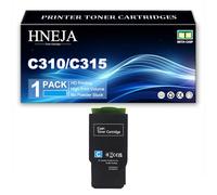 Cartucho Tóner C310, Cartuchos Tóner Compatibles 006R04356 006R04357 006R04358 006R04359 para Xerox C310 C315 C310DNI C315DNI C310DNIM C315DNIM Impresoras,Cyan-1 Pack