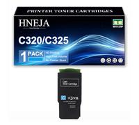 Cartucho Tóner C320 C325, Cartuchos Tóner Compatibles 006R04831 006R04828 006R04829 006R04830 para Xerox C320 C325 C320DNI C325DNI Impresoras,Cyan-1 Pack