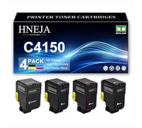 Cartucho Tóner C4150, Cartuchos Tóner Compatibles 24B6519 24B6516 24B6517 24B6518 para Lexmark C4150 Impresora,4 Colors-1 Pack