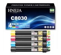 Cartucho Tóner C8030, Cartuchos Tóner Compatibles 006R01509 006R01512 006R01510 006R01511 para Xerox AltaLinK C8030 C8035 C8045 C8055 C8070 Impresoras,4 Colors-1 Pack