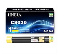 Cartucho Tóner C8030, Cartuchos Tóner Compatibles 006R01697 006R01698 006R01699 006R01700 para Xerox AltaLinK C8030 C8035 C8045 C8055 C8070 Impresoras,Yellow-1 Pack