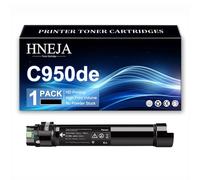 Cartucho Tóner C950de, Compatible Cartuchos Tóner C950X2KG C950X2CG C950X2MG C950X2YG para Lexmark C950de C950dte Impresoras,Black-1 Pack