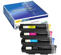 Cartucho Tóner Compatible 4 Colores 6510 6515 【Capacidad Extra Alta】 5500 Página BK 4300 Página C M Y para Impresora Xerox Phaser 6510n 6510dn 6510dni 6510dnm WorkCentre 6515n 6515dn 6515dni 6515dnm