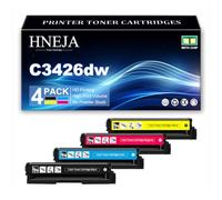Cartucho Tóner Compatible para Lexmark C3426dw MC3426i MC3426adw Impresoras | Alto Rendimiento C342XK0 C342XC0 C342XM0 C342XY0 Cartuchos Tóner Repuesto,4 Colors-1 Pack