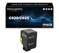 Cartucho Tóner Compatible para Xerox VersaLink C620 C625 Impresora | Alto Rendimiento 006R04616 006R04617 006R04618 006R04619 Cartuchos Tóner Repuesto,Black-1 Pack