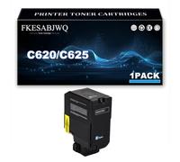 Cartucho Tóner Compatible para Xerox VersaLink C620 C625 Impresora | Alto Rendimiento 006R04616 006R04617 006R04618 006R04619 Cartuchos Tóner Repuesto,Cyan-1 Pack