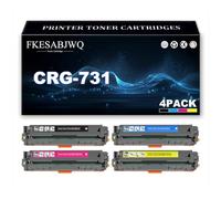 Cartucho Tóner CRG-731 para Canon I-SENSYS LBP7100Cn LBP7110Cw MF623Cn | Cartuchos Tóner Alto Rendimiento 6272B002 6271B002 6270B002 6269B002, Compatible MF628Cw MF8230Cn MF8280Cw,4 Colors-1 Pack