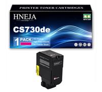 Cartucho Tóner CS730de, Compatible 71C20K0 71C20C0 71C20M0 71C20Y0 | para Lexmark CS730de CX730de CS735de CX735adse CX737adzse Impresora,Magenta-1 Pack