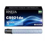 Cartucho Tóner CS921de, Compatible 76C00K0 76C00C0 76C00Y0 76C00M0 | para Lexmark CS921de CS923de CX920de CX921de CX922de CX923dte CX923dxe CX924dte CX924dxe Impresoras,Cyan-1 Pack