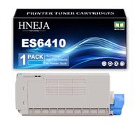 Cartucho Tóner ES6410, Compatible Cartuchos Tóner 44315320 44315319 44315318 44315317 para Oki ES6410 Impresoras,Cyan-1 Pack