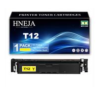Cartucho Tóner T12 para Canon I-SENSYS X C1333P C1333i C1333iF Impresoras | Cartuchos Tóner Compatibles T12BK T12C T12M T12Y,Yellow-1 Pack