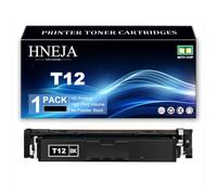 Cartucho Tóner T12 para Canon I-SENSYS X C1333P C1333i C1333iF Impresoras | Cartuchos Tóner Compatibles T12BK T12C T12M T12Y,Black-1 Pack