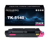 Cartucho Tóner TK-5140, Cartuchos Tóner TK-5140K TK-5140C TK-5140M TK-5140Y para Kyocera ECOSYS M6030cdn M6530cdn P6130cdn Impresoras,Magenta-1 Pack