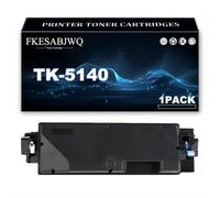 Cartucho Tóner TK-5140, Cartuchos Tóner TK-5140K TK-5140C TK-5140M TK-5140Y para Kyocera ECOSYS M6030cdn M6530cdn P6130cdn Impresoras,Black-1 Pack