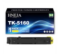 Cartucho Tóner TK-5160, Compatible Cartuchos Tóner TK-5160K TK-5160C TK-5160M TK-5160Y para Kyocera ECOSYS P7040cdn Impresoras,Yellow-1 Pack