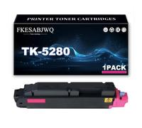 Cartucho Tóner TK-5280, Cartuchos Tóner TK-5280K TK-5280C TK-5280M TK-5280Y para Kyocera ECOSYS P6235cdn M6235cidn M6635cidn Impresoras,Magenta-1 Pack