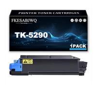 Cartucho Tóner TK-5290 para Kyocera ECOSYS P7240cdn Impresoras | Alto Rendimiento TK-5290K TK-5290C TK-5290M TK-5290Y Cartuchos Tóner Repuesto,Cyan-1 Pack