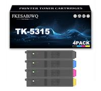 Cartucho Tóner TK-5315 | Cartuchos Tóner TK-5315K TK-5315C TK-5315M TK-5315Y para Kyocera TASKalfa 408ci 508ci Impresoras,4 Colors-1 Pack