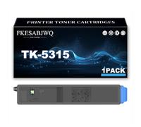 Cartucho Tóner TK-5315 para Kyocera TASKalfa 408ci 508ci Impresoras | Cartuchos Tóner Alto Rendimiento TK-5315K TK-5315C TK-5315M TK-5315Y,Cyan-1 Pack