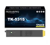 Cartucho Tóner TK-5315 para Kyocera TASKalfa 408ci 508ci Impresoras | Cartuchos Tóner Alto Rendimiento TK-5315K TK-5315C TK-5315M TK-5315Y,Yellow-1 Pack
