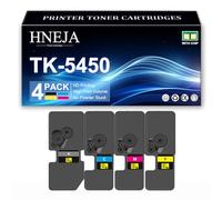 Cartucho Tóner TK-5450, Cartuchos Tóner Compatibles TK-5450K TK-5450C TK-5450M TK-5450Y para Kyocera ECOSYS PA2600cwx MA2600cwfx Impresoras,4 Colors-1 Pack