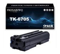 Cartucho Tóner TK-6705 para Kyocera TASKalfa 6500i 6501i 8000i 8001i | 1T02LF0NL0 Cartuchos Tóner Repuesto | Alto Rendimiento | 70000 Páginas,Black-1 Pack