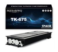 Cartucho Tóner TK-675 | 1T02H00EU0 Cartuchos Tóner para Kyocera KM-2540 KM-2560 KM-3040 KM-3060 | Alto Rendimiento | 20000 Páginas,Black-1 Pack