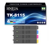 Cartucho Tóner TK-8115, Cartuchos Tóner Compatibles 1T02P30NL0 1T02P3CNL0 1T02P3BNL0 1T02P3ANL0 para Kyocera ECOSYS M8124cidn M8130cidn Impresoras,4 Colors-1 Pack
