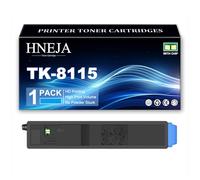 Cartucho Tóner TK-8115, Cartuchos Tóner Compatibles 1T02P30NL0 1T02P3CNL0 1T02P3BNL0 1T02P3ANL0 para Kyocera ECOSYS M8124cidn M8130cidn Impresoras,Cyan-1 Pack