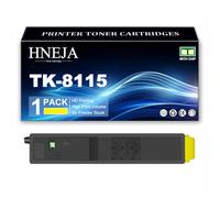 Cartucho Tóner TK-8115, Cartuchos Tóner Compatibles 1T02P30NL0 1T02P3CNL0 1T02P3BNL0 1T02P3ANL0 para Kyocera ECOSYS M8124cidn M8130cidn Impresoras,Yellow-1 Pack