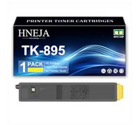 Cartucho Tóner TK-895, Cartuchos Tóner Compatibles TK-895K TK-895C TK-895M TK-895Y para Kyocera FS-C8020MFP FS-C8025MFP FS-C8525MFP FS-C8520MFP Impresoras,Yellow-1 Pack