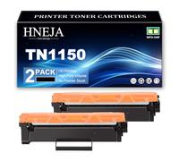 Cartucho Tóner TN1150 para Brother HL-L1240W HL-L1242W HL-L1242WXL DCP-L1640W DCP-L1642W DCP-L1642WXL DCP-L1660W Impresoras,Black-2 Pack