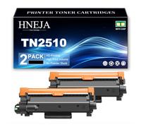 Cartucho Tóner TN2510 para Brother HL-L2400DW HL-L2400DWE HL-L2402D HL-L2402DW HL-L2442DW HL-L2445DW HL-L2447DW HL-L2460DW HL-L2865DW MFC-L2800DW MFC-L2835DW Impresoras,Black-2 Pack