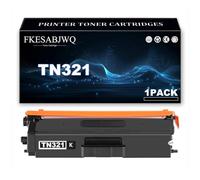 Cartucho Tóner TN321 para Brother HL-L8350CDW DCP-L8450CDW MFC-L8850CDW | Cartuchos Tóner TN321BK TN321C TN321M TN321Y, Compatibles HL-L8250CDN DCP-L8400CDN MFC-L8600CDW MFC-L8650CDW,Black-1 Pack