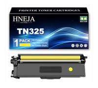 Cartucho Tóner TN325 para Brother MFC-9460CDN MFC-9465CDN MFC-9560CDW | Alto Rendimiento TN325BK TN325C TN325M TN325Y Cartuchos Tóner Repuesto,Yellow-1 Pack