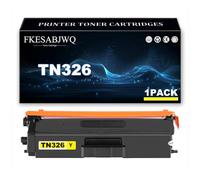 Cartucho Tóner TN326 para Brother MFC-L8600CDW MFC-L8650CDW MFC-L8850CDW | Cartuchos Tóner TN326BK TN326C TN326M TN326Y, Compatibles HL-L8250CDN HL-L8350CDW DCP-L8400CDN DCP-L8450CDW,Yellow-1 Pack