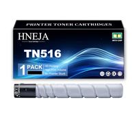 Cartucho Tóner TN516 | Cartuchos Tóner Compatibles AAJ7050 para Konica Minolta Bizhub 458e 558e 658e Impresoras,Black-1 Pack