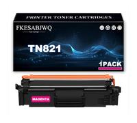 Cartucho Tóner TN821 para Brother MFC-L9670CDN MFC-L9630CDN HL-L9470CDN | Cartuchos Tóner TN821BK TN821C TN821M TN821Y Compatibles HL-L9430CDN,Magenta-1 Pack