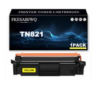 Cartucho Tóner TN821 para Brother MFC-L9670CDN MFC-L9630CDN HL-L9470CDN | Cartuchos Tóner TN821BK TN821C TN821M TN821Y Compatibles HL-L9430CDN,Yellow-1 Pack