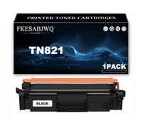 Cartucho Tóner TN821 para Brother MFC-L9670CDN MFC-L9630CDN HL-L9470CDN | Cartuchos Tóner TN821BK TN821C TN821M TN821Y Compatibles HL-L9430CDN,Black-1 Pack